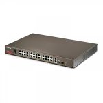 F1226P 24-Port Fast Ethernet+2*SFP Web-smart PoE Switch