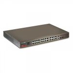 F1226P 24-Port Fast Ethernet+2*SFP Web-smart PoE Switch