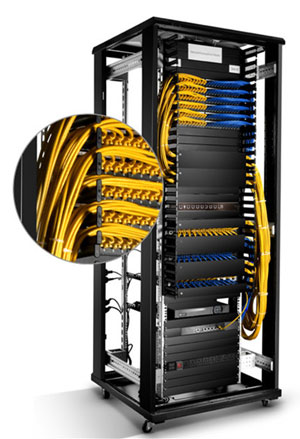 บริการ จัดสายตู้ Rack รับติดตั้งตู้ Rack Server จัดจำหน่าย รับเดินสาย วางระบบ Network ในตู้แร็ค