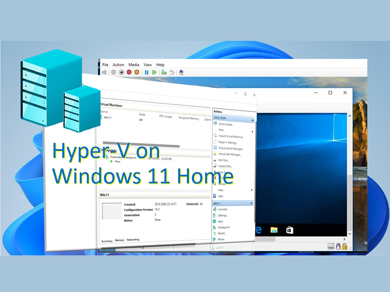 เปิดใช้งาน Hyper-V บน Windows 11 Home